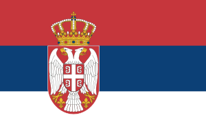 Serwië se vlag.